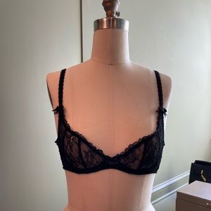 AGENT PROVOCATEUR black lace underwire bra in US 34B!